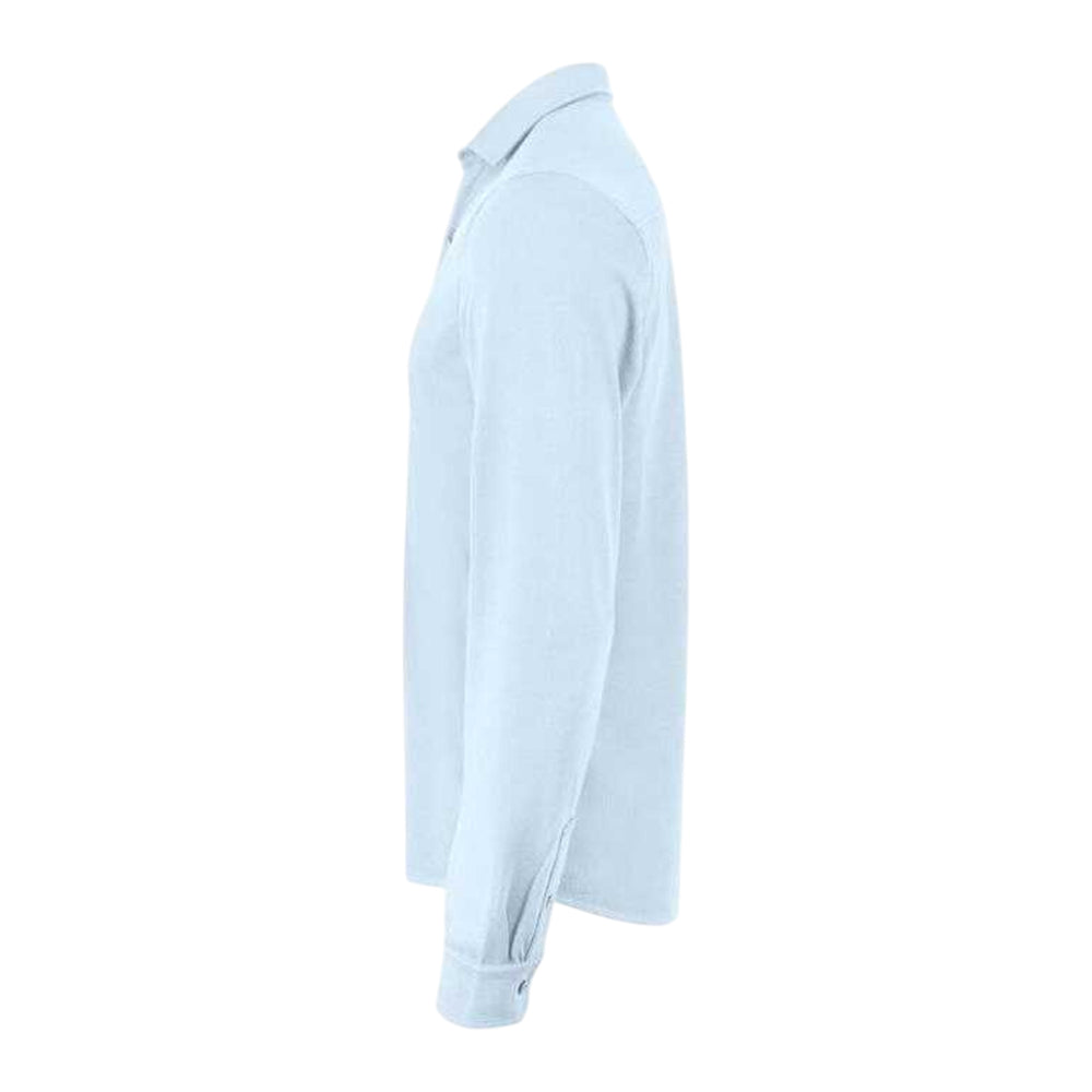 Heaven Blue - Side - Cutter & Buck Mens Advantage Shirt