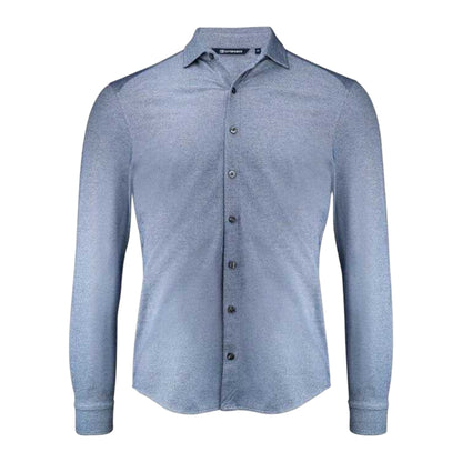Indigo-Melange - Front - Cutter & Buck Mens Advantage Shirt
