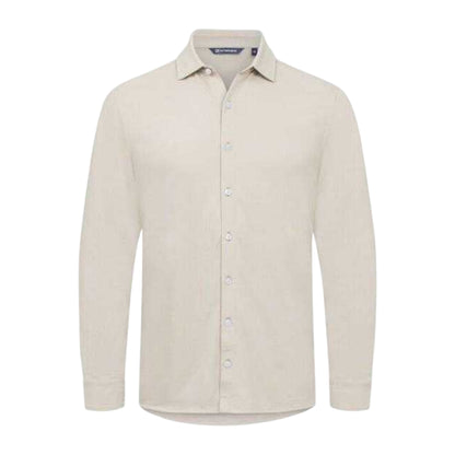 Beige - Front - Cutter & Buck Mens Advantage Shirt