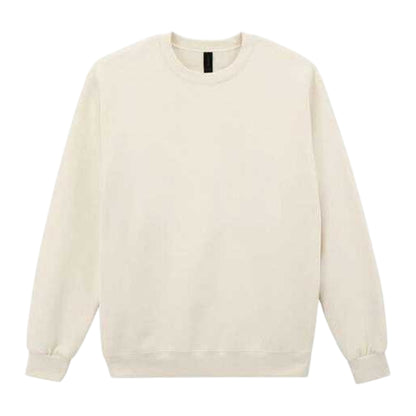 Off White - Front - Gildan Mens Hammer Maxweight Crew Neck Sweatshirt