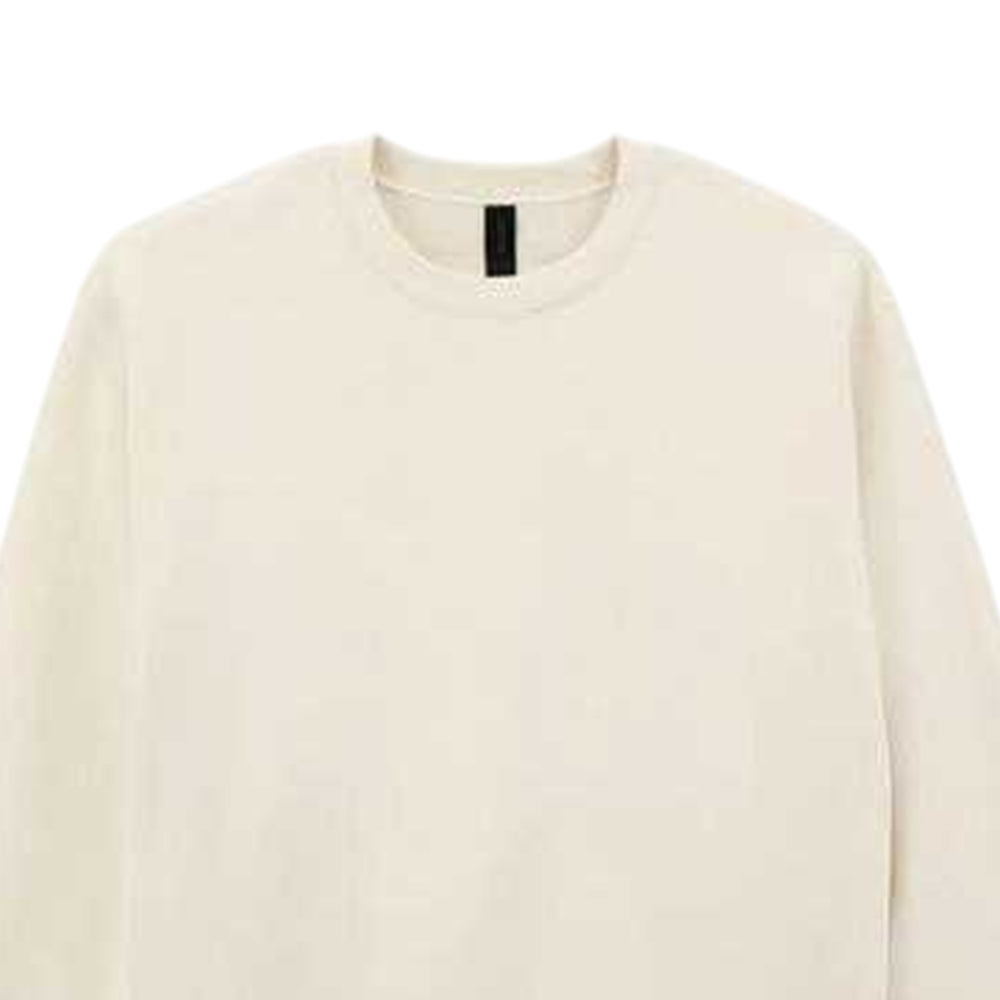 Off White - Back - Gildan Mens Hammer Maxweight Crew Neck Sweatshirt