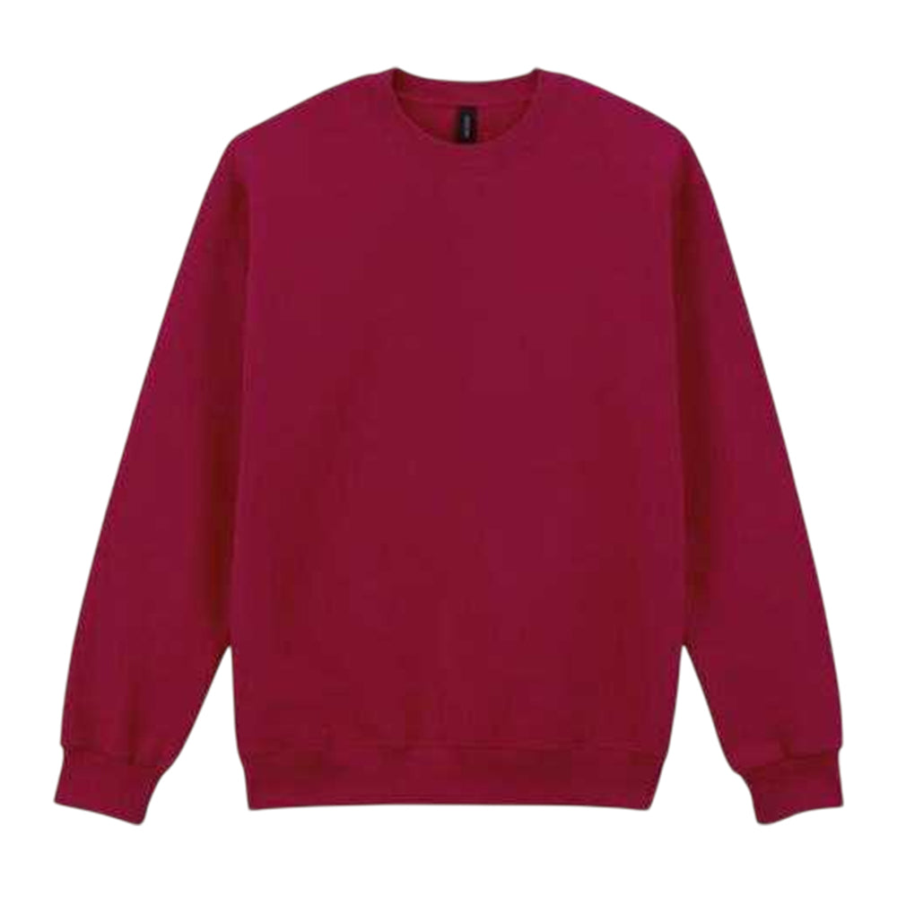 Cherry Red - Front - Gildan Mens Hammer Maxweight Crew Neck Sweatshirt