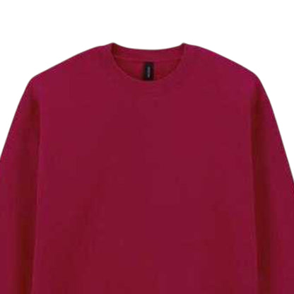 Cherry Red - Back - Gildan Mens Hammer Maxweight Crew Neck Sweatshirt