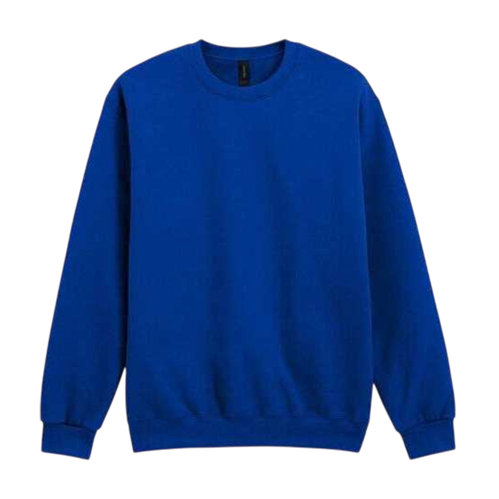 Deep Royal Blue - Front - Gildan Mens Hammer Maxweight Crew Neck Sweatshirt