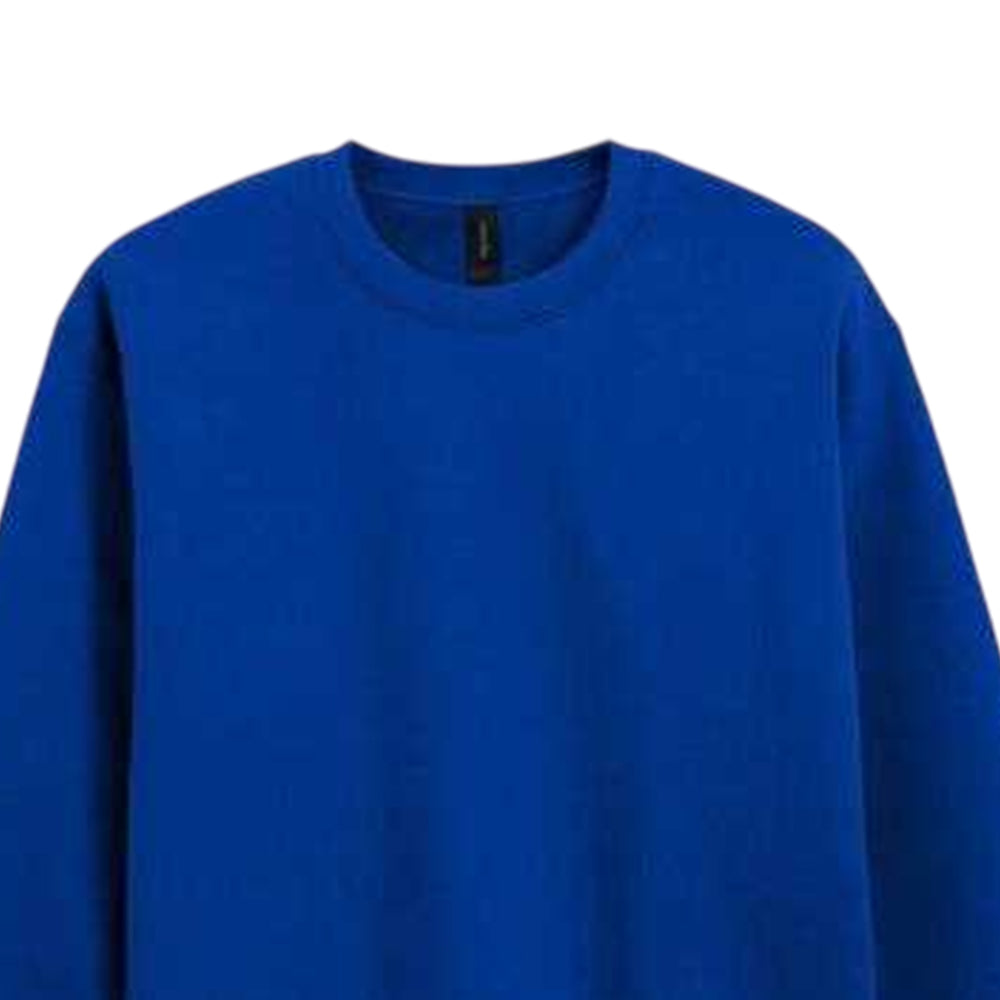 Deep Royal Blue - Back - Gildan Mens Hammer Maxweight Crew Neck Sweatshirt