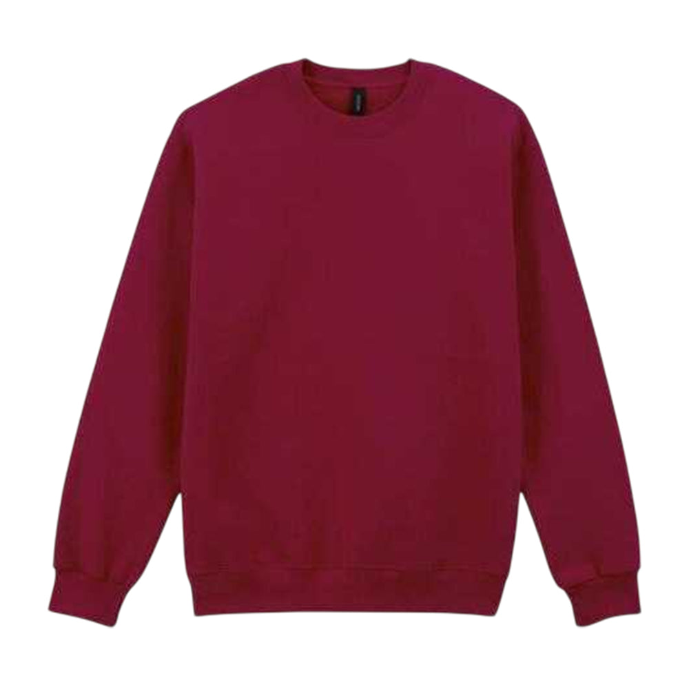 Garnet - Front - Gildan Mens Hammer Maxweight Crew Neck Sweatshirt