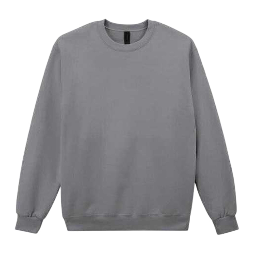 Gravel - Front - Gildan Mens Hammer Maxweight Crew Neck Sweatshirt