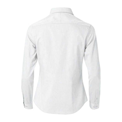 White - Back - Clique Womens-Ladies Clare Fitted Shirt