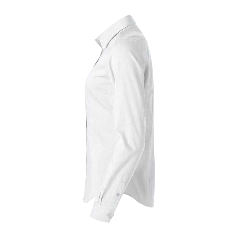 White - Side - Clique Womens-Ladies Clare Fitted Shirt