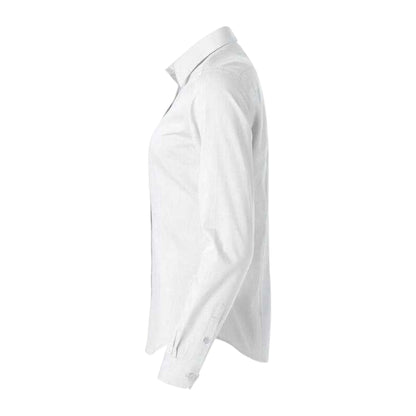 White - Side - Clique Womens-Ladies Clare Fitted Shirt