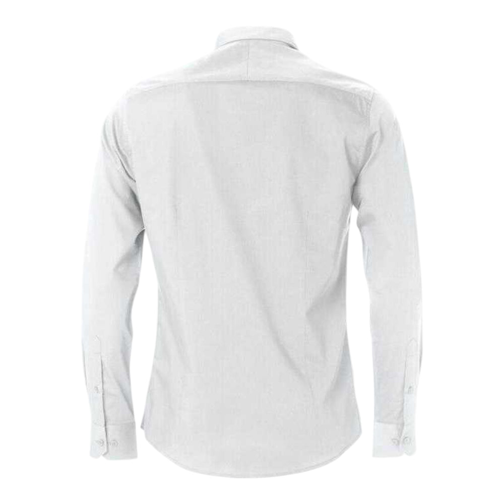 White - Back - Clique Mens Clark Regular Shirt