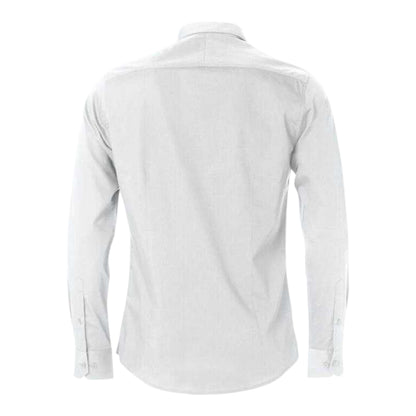 White - Back - Clique Mens Clark Regular Shirt