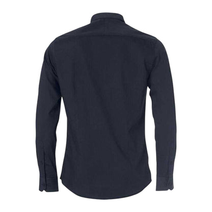 Dark Navy - Back - Clique Mens Clark Regular Shirt