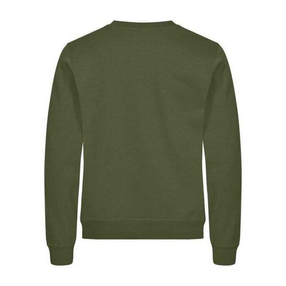 Army Green - Back - Clique Unisex Adult Miami Sweatshirt