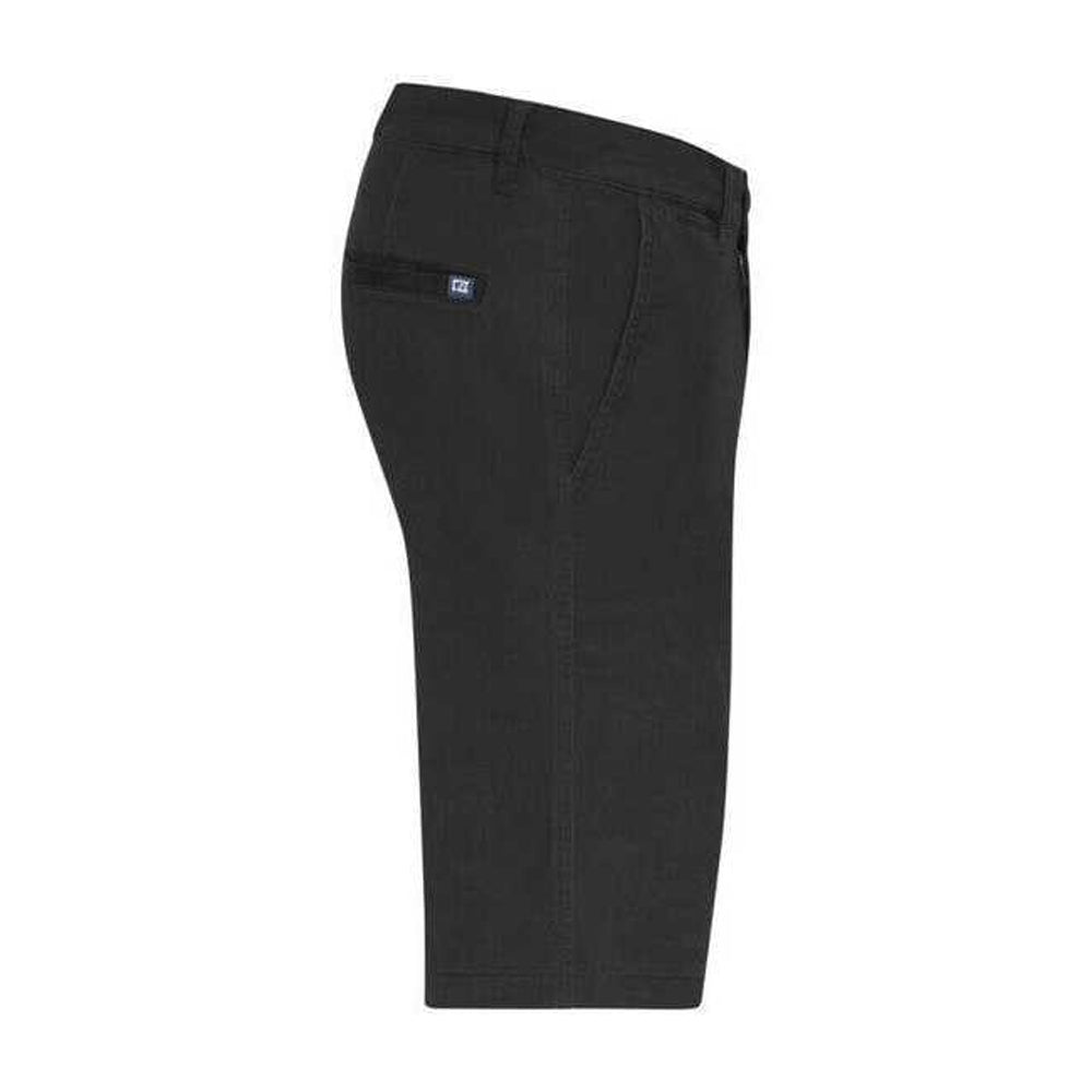 Black - Side - Cutter & Buck Mens Edgemont Cotton Blend Shorts