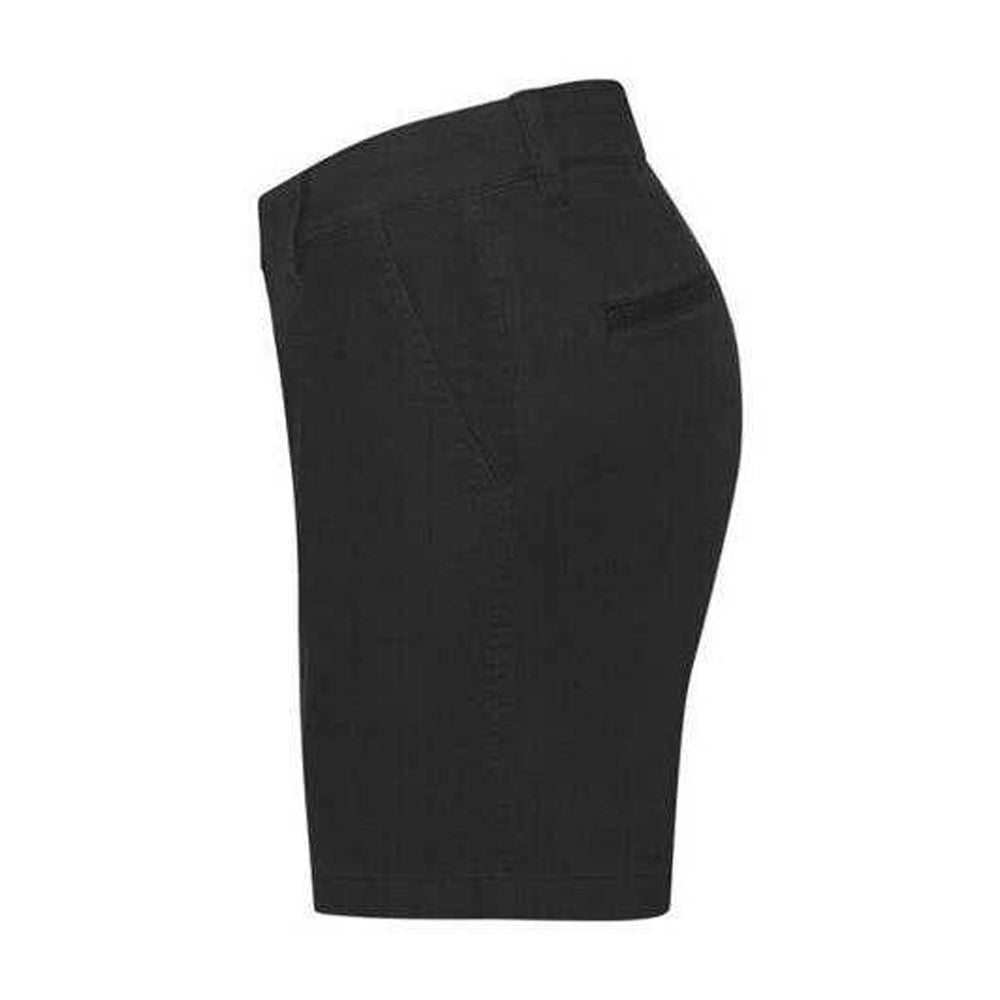 Black - Side - Cutter & Buck Womens-Ladies Edgemont Cotton Blend Shorts