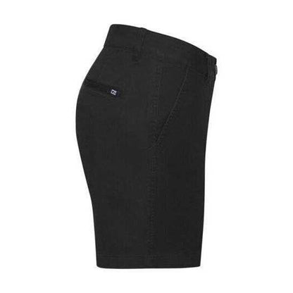 Black - Lifestyle - Cutter & Buck Womens-Ladies Edgemont Cotton Blend Shorts
