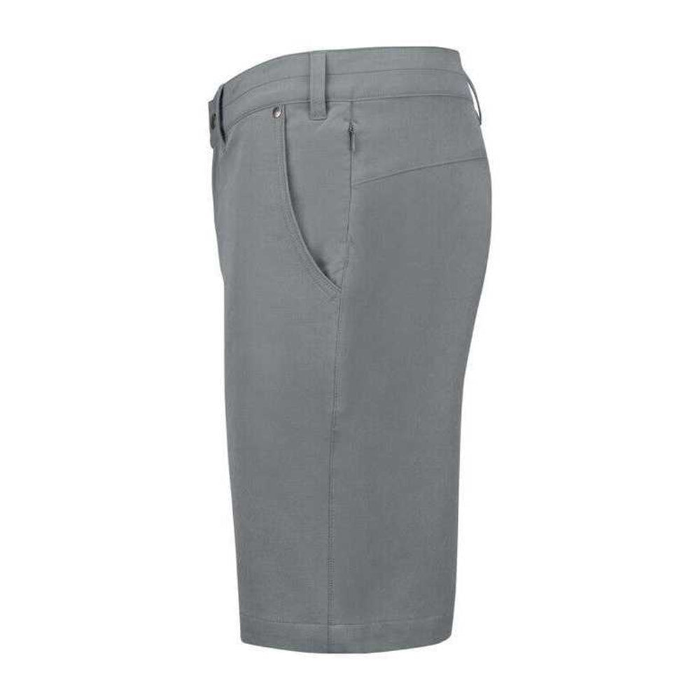 Grey - Side - Cutter & Buck Mens Salish Golf Shorts