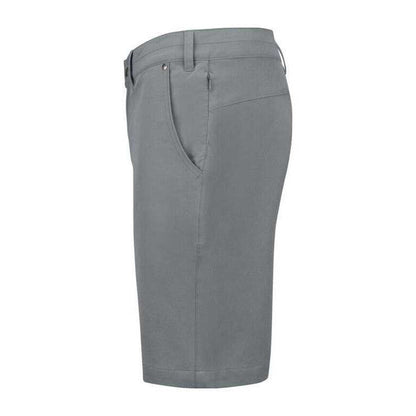 Grey - Side - Cutter & Buck Mens Salish Golf Shorts