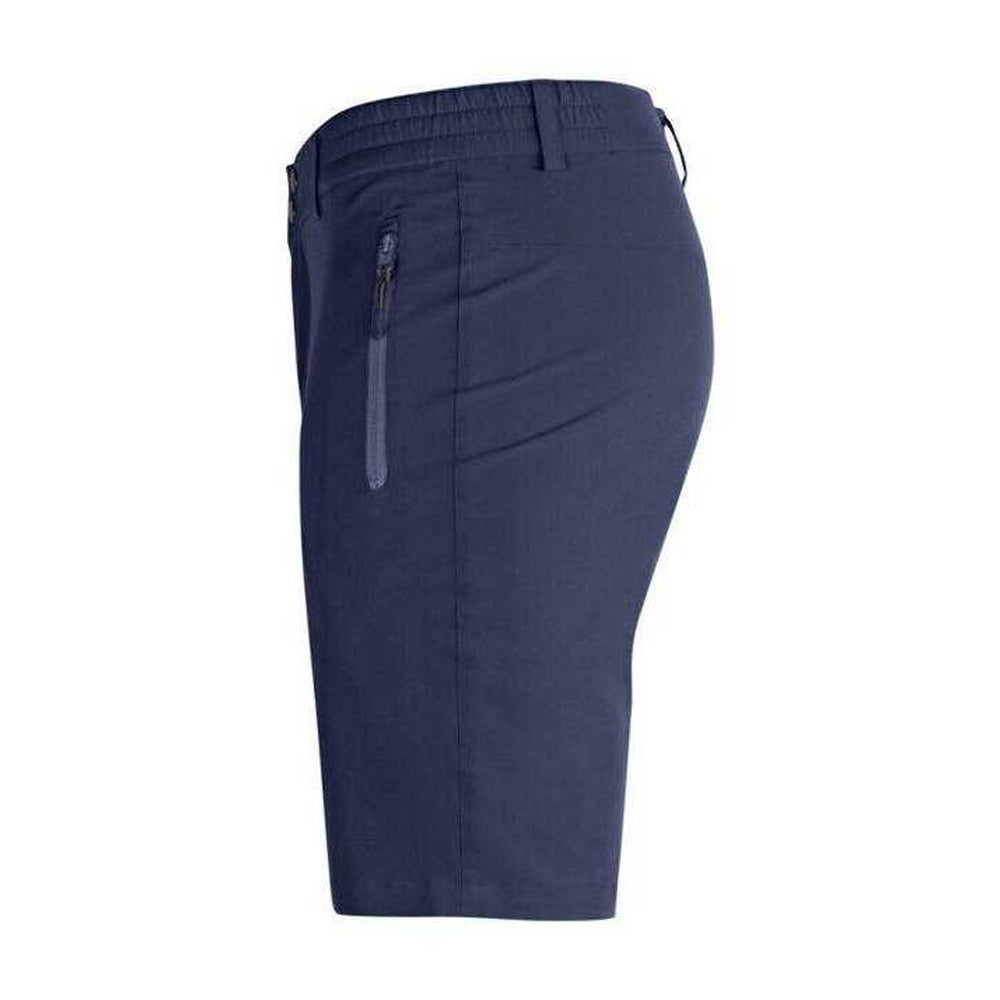 Dark Navy - Side - Clique Unisex Adult Bend Shorts