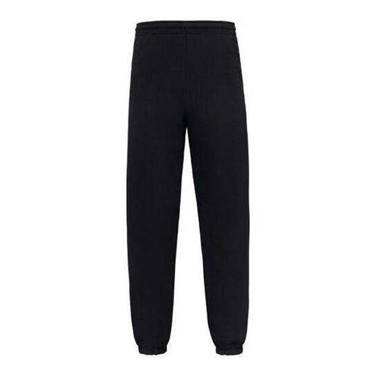 Black - Front - Fruit of the Loom Unisex Adult Iconic Premium Classic Joggers