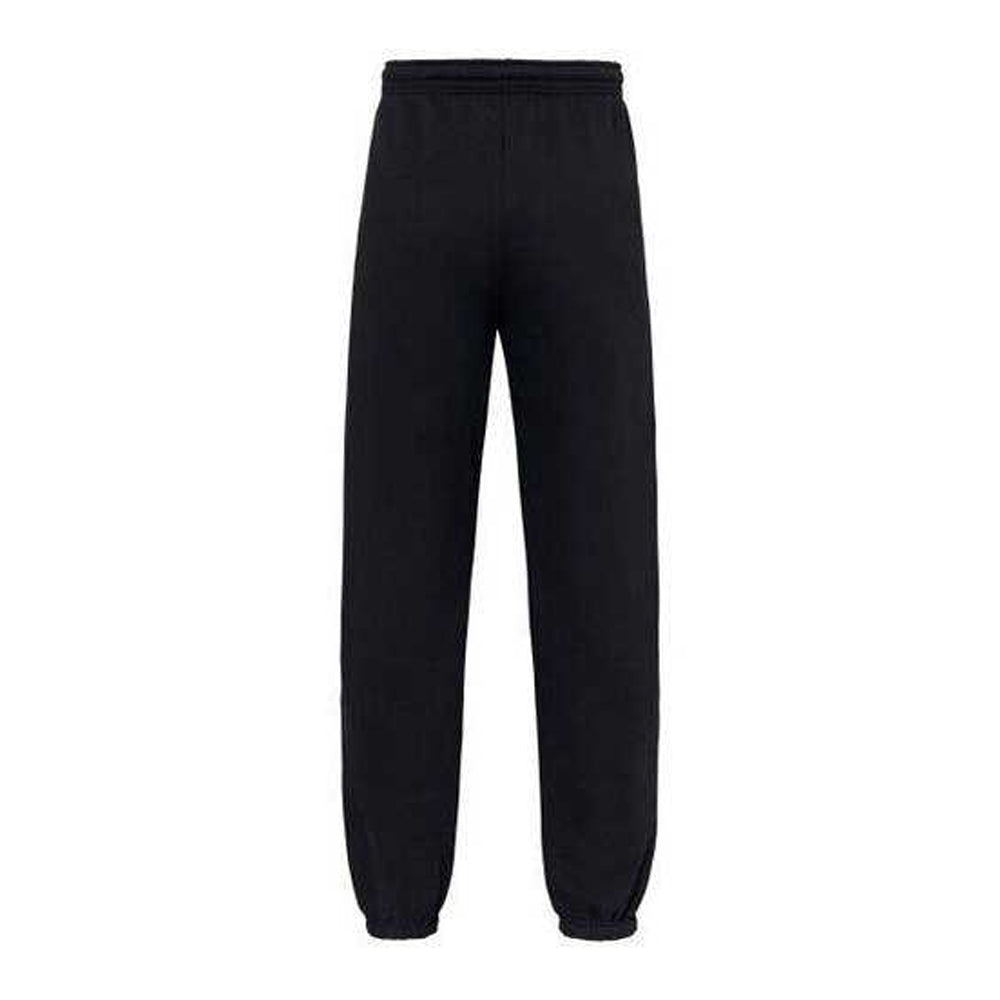 Black - Back - Fruit of the Loom Unisex Adult Iconic Premium Classic Joggers