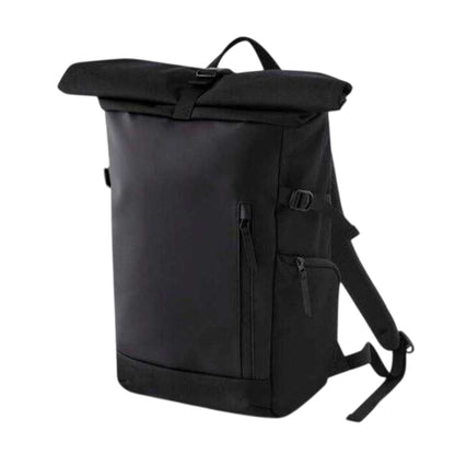 Black - Back - Quadra Zurich Roll Up Backpack