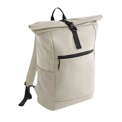 Natural Stone - Front - Bagbase Athlux Roll Up Backpack