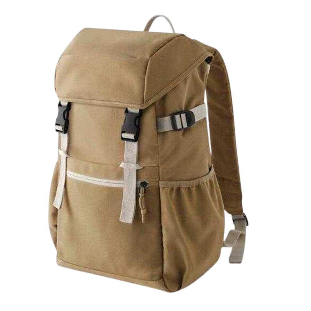 Desert Sand - Back - Bagbase Ramble Recycled Polyester Backpack