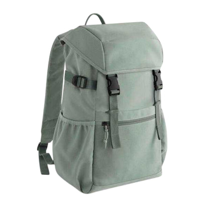 Dusty Green - Front - Bagbase Ramble Recycled Polyester Backpack
