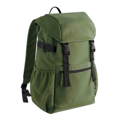 Moss Green - Front - Bagbase Ramble Recycled Polyester Backpack