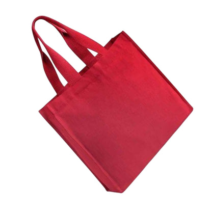 Scarlet Red - Back - Westford Mill Chevron Tote Bag