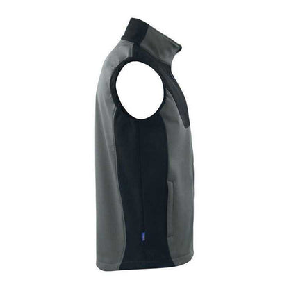Grey - Lifestyle - Projob Mens Prio 3702 Two Tone Softshell Gilet