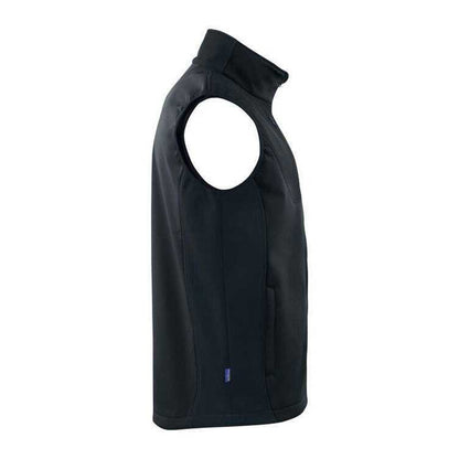 Black - Lifestyle - Projob Mens Prio 3702 Two Tone Softshell Gilet