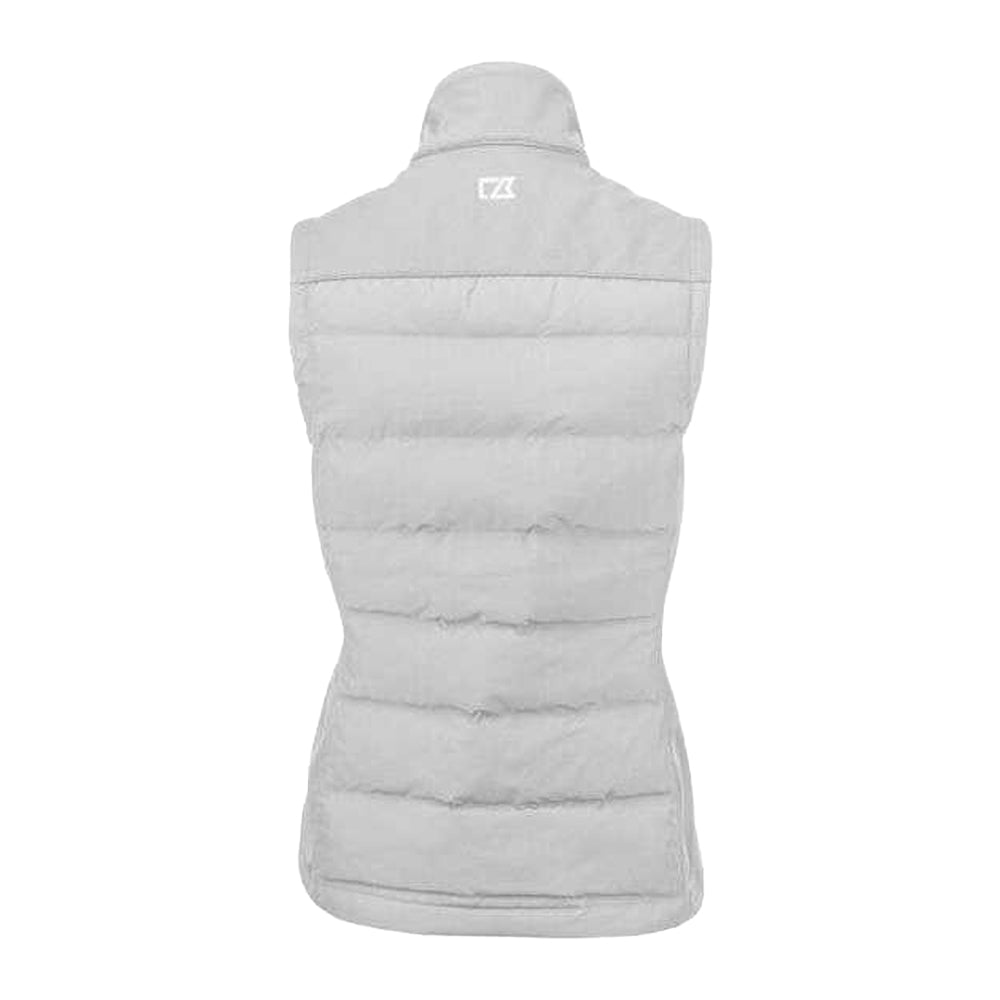 Silver - Back - Cutter & Buck Womens-Ladies Oak Harbor Gilet