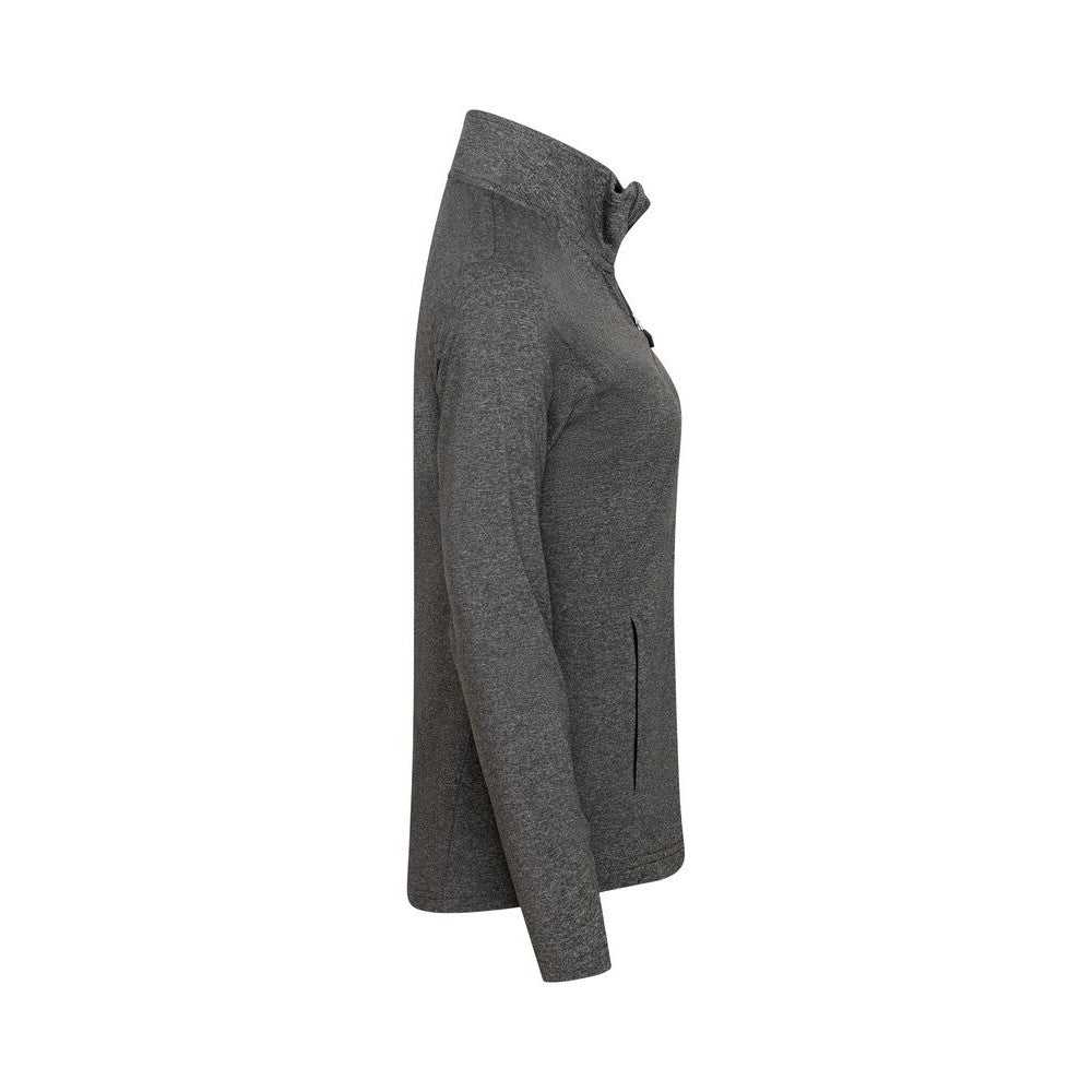 Anthracite Melange - Side - Cutter & Buck Womens-Ladies Adapt Jacket