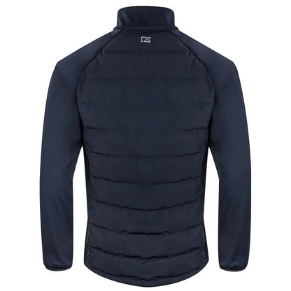 Dark Navy - Back - Cutter & Buck Mens Oak Harbor Puffer Jacket