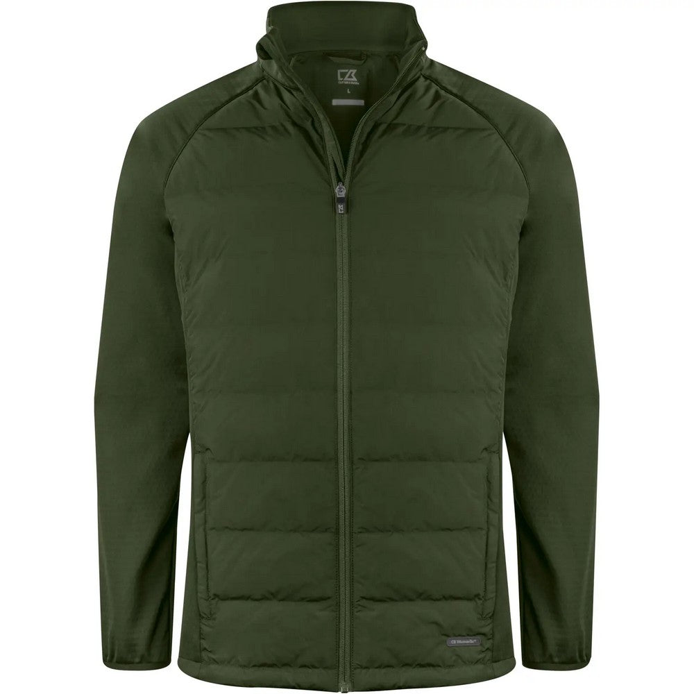 Ivy Green - Front - Cutter & Buck Mens Oak Harbor Puffer Jacket