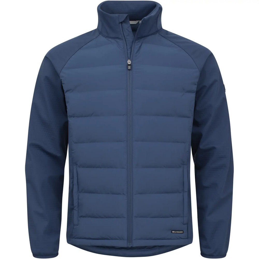 Ensign Blue - Front - Cutter & Buck Mens Oak Harbor Puffer Jacket