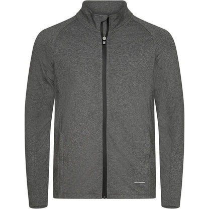 Anthracite-Melange - Front - Cutter & Buck Mens Adapt Full Zip Jacket