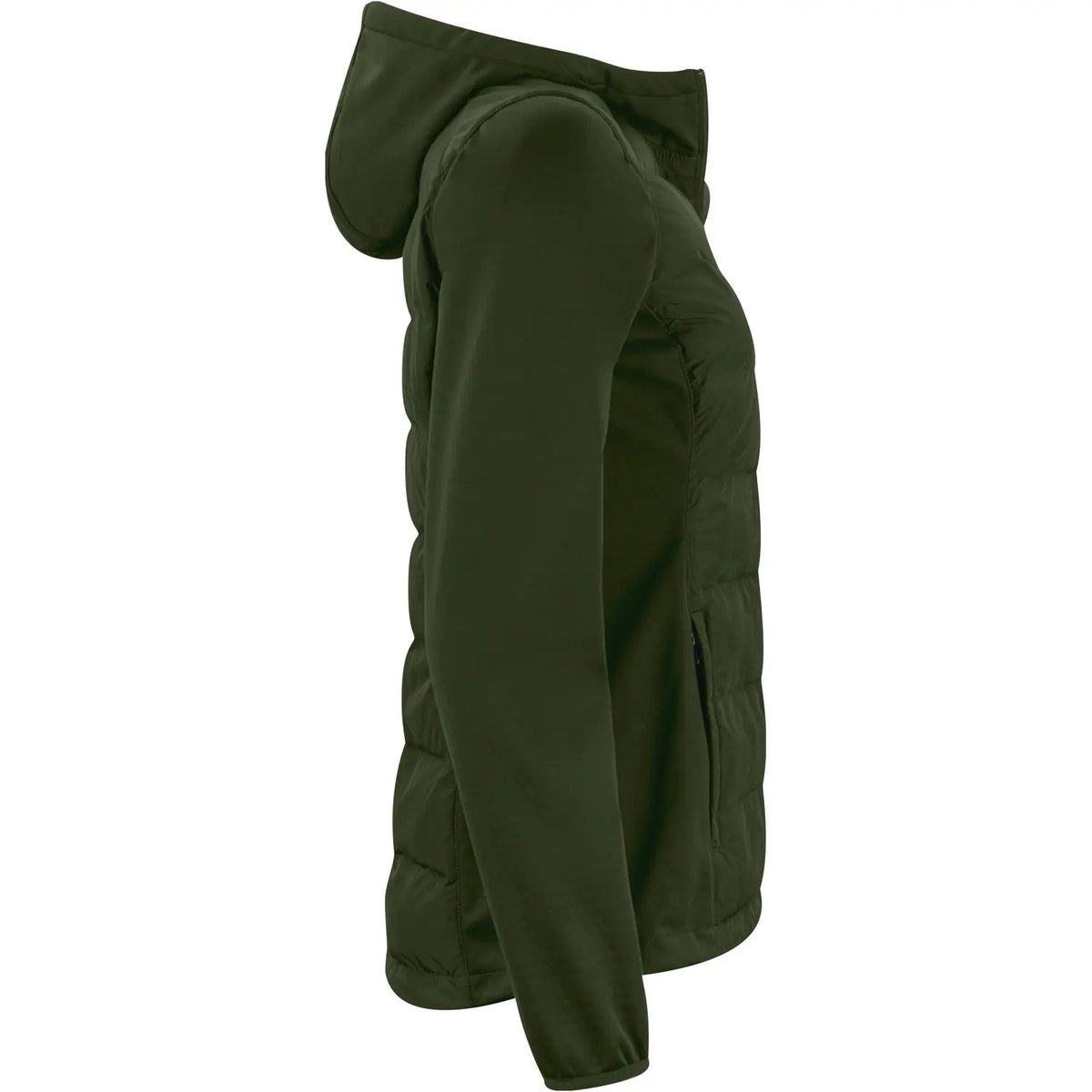 Ivy Green - Side - Cutter & Buck Womens-Ladies Oak Harbor Hooded Jacket