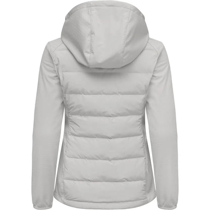 Silver - Back - Cutter & Buck Womens-Ladies Oak Harbor Hooded Jacket