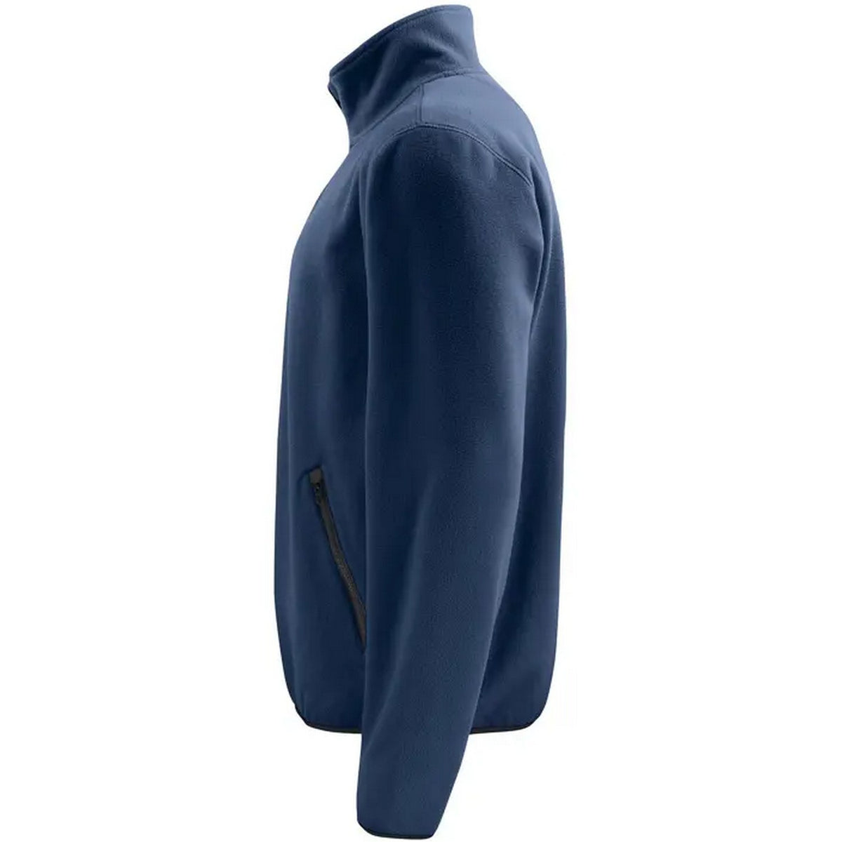 Navy - Side - Projob Mens Prio 2327 Fleece Jacket
