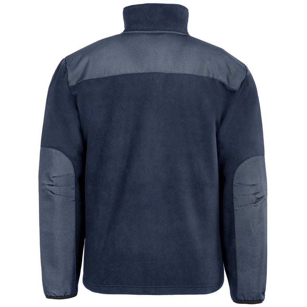 Navy - Back - Result Mens Work Guard Heavy Duty Fleece Jacket