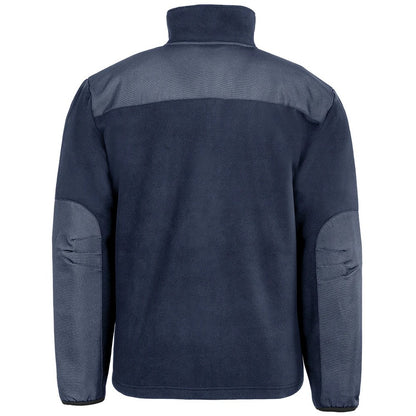 Navy - Back - Result Mens Work Guard Heavy Duty Fleece Jacket