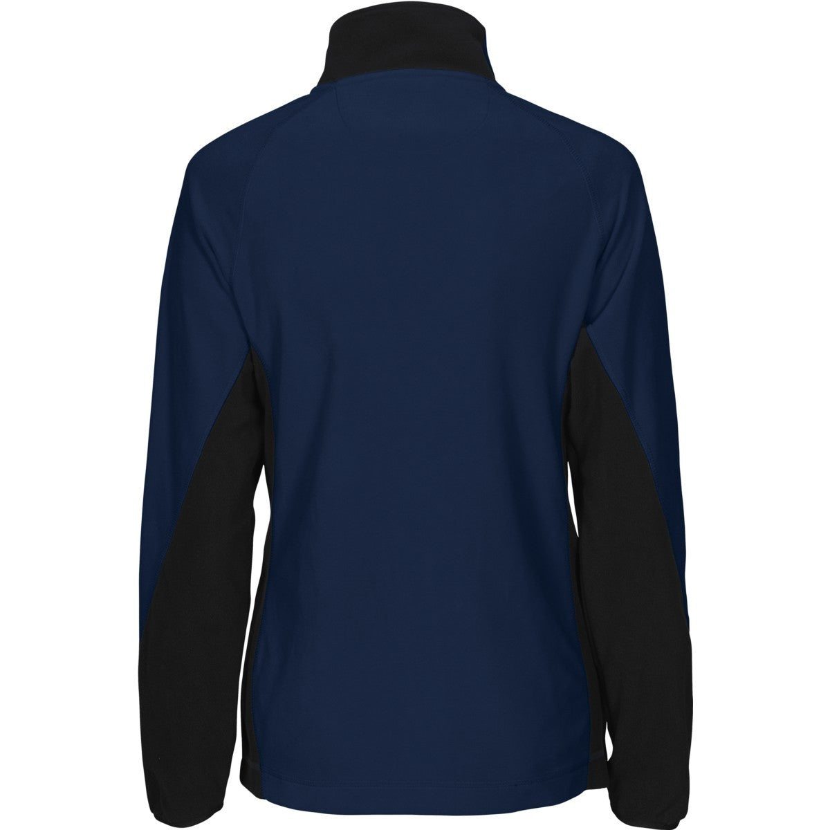Navy - Back - Projob Womens-Ladies Prio 2326 Microfleece Raglan Fleece Jacket