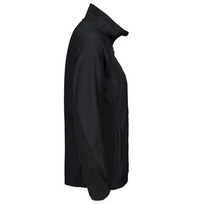 Black - Side - Projob Womens-Ladies Prio 2326 Microfleece Raglan Fleece Jacket