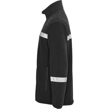 Black - Lifestyle - Projob Mens Progression 7300 Full Zip Fleece Jacket
