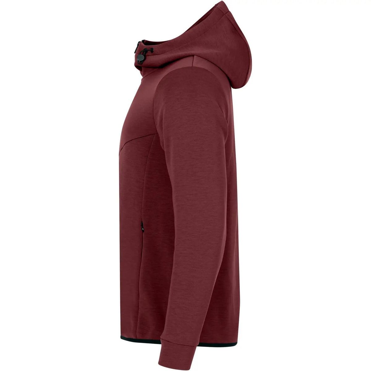 Burgundy - Lifestyle - Clique Mens Hayden Polyester Hooded Jacket