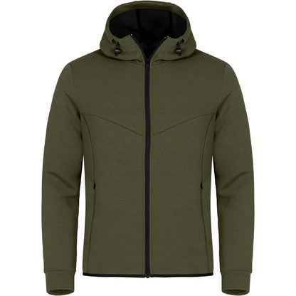 Fog Green - Front - Clique Mens Hayden Polyester Hooded Jacket